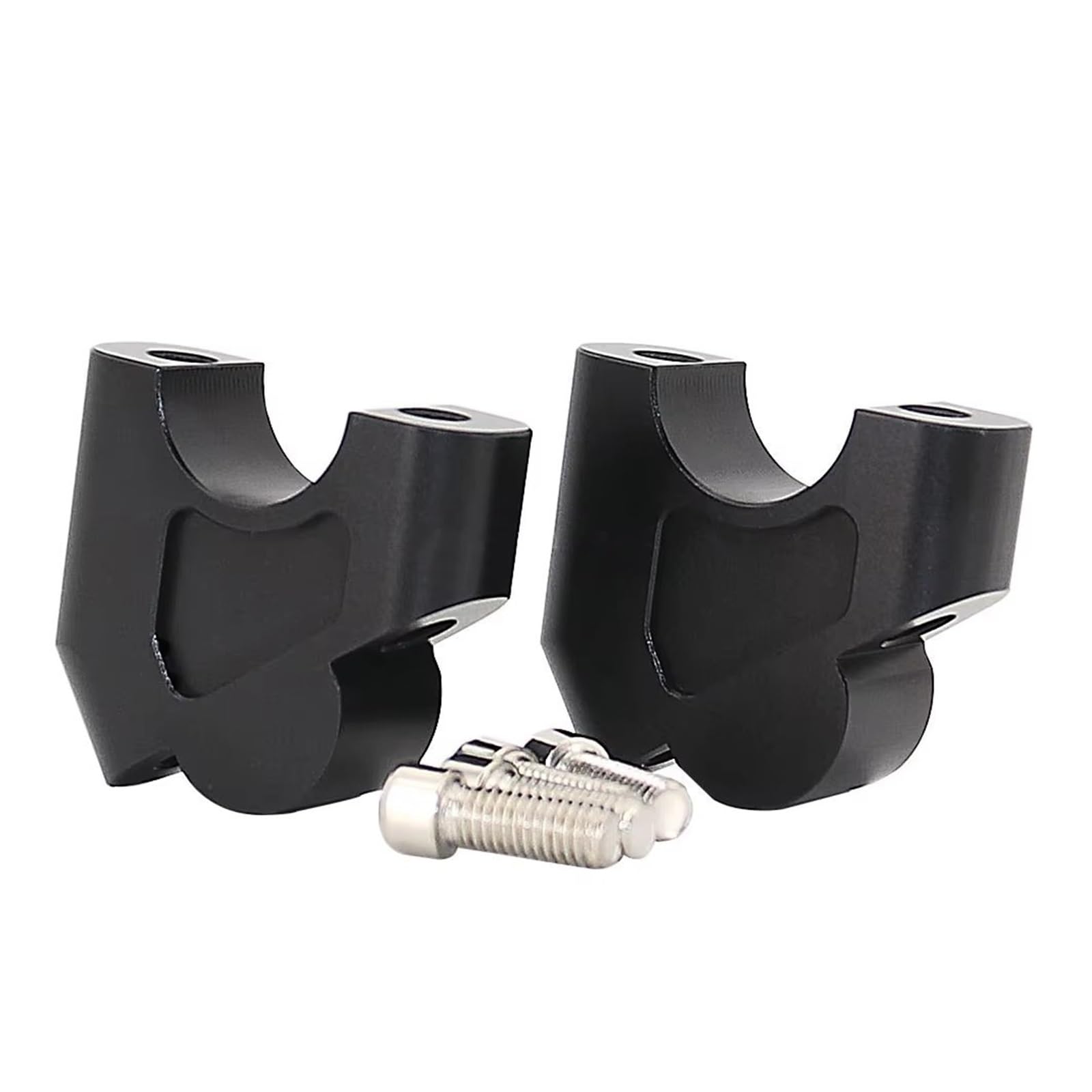 Moto Manillar Elevador para CB500X 2020 CB 500 X Elevador Manillar Motocicleta 28MM Adaptador Extensión Abrazadera Barra Mango Arrastre Moto Elevador de Manillar(Negro)