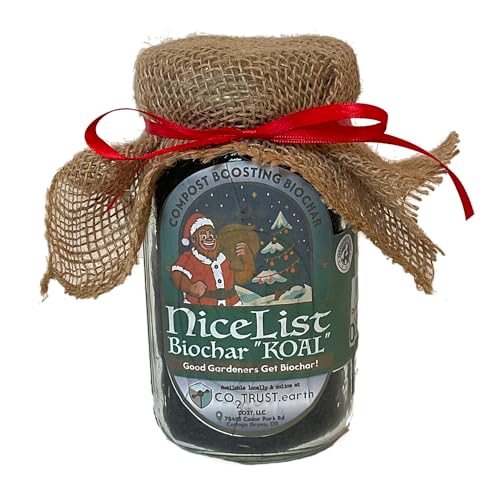 NiceList Biochar 'KOAL Compost Booster | Eco-Friendly Stocking Stuffer | Made in Oregon | Add to Compost or Soil | Christmas Kitchen Compost Helper