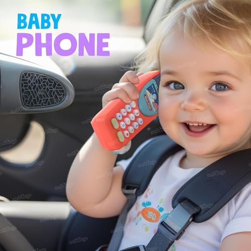 Image of Zest 4 Toyz Toy Phone for Kids Musical Mobile Phone Toy with Light & Sound Toys for Baby Pretend Play Mini Cell Phone Toy Birthday Gifts for Kids - Multicolor (Pack of 1) Battery Included