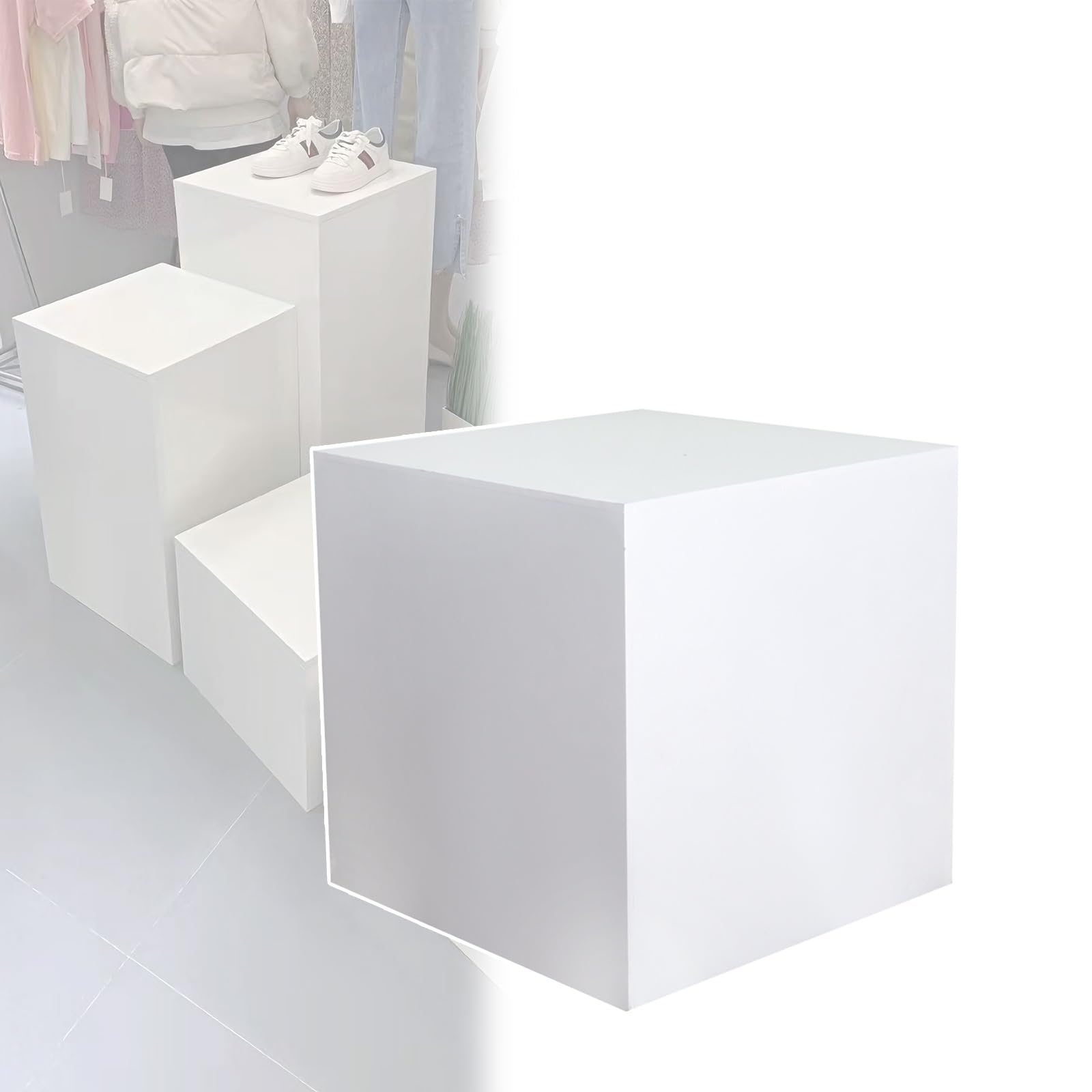 Elegante espositore a piedistallo per negozi da sposa, gioielli, abbigliamento e decorazioni per la casa, perfetta vetrina per mostre di moda e decorazioni per boutique