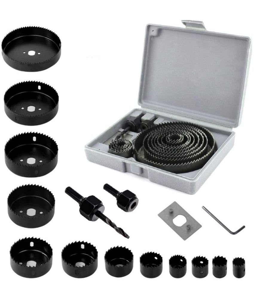 KP2® Professional Hole Cutters- 16 Piece Hole Saw Kit, 19-127 mm Metal Alloys Wood Hole Saw Cutting Set (16 PC) (B0CRHXWDZG) Amazon Price History, Amazon Price Tracker