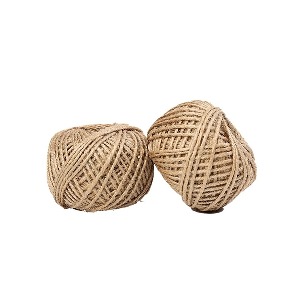 Spago naturale di iuta, Corda di canapa con spago iuta naturale da 100 m | 2mm X 100m