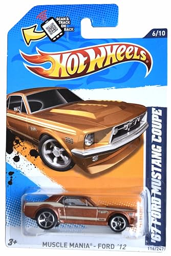 Hot Wheels 67 Ford Mustang Coupe Muscle Mania miniatura 1