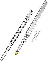 Vista 14 de VEVOR Diapositivas de cajón de 36 pulgadas, 1 par de cajones de bloqueo con capacidad de carga de 250 libras, rodamiento de bolas de montaje