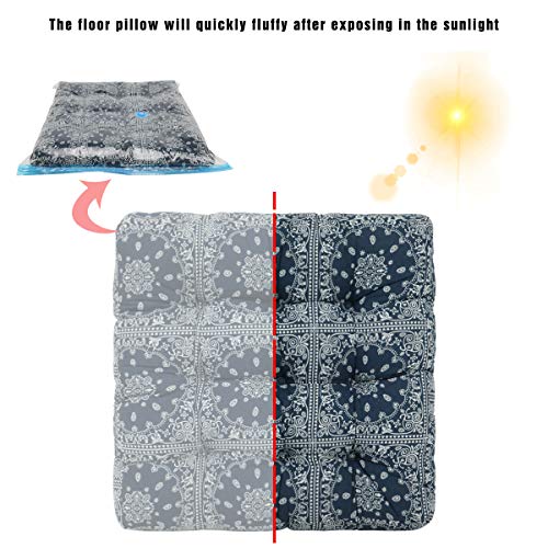 Bohemian Floor Cushion Mandala Floor Pillow For Sitting On Floor Yoga Pillow Cover Tatami Mat For Balcony Living Room Garden #TOP3