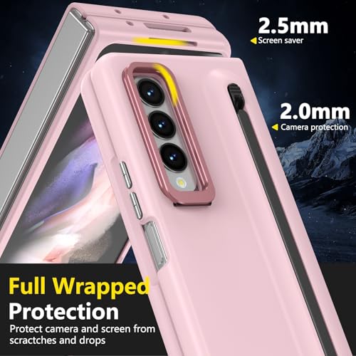 Samsung Galaxy Z Fold 3 Case with Built-in New Compact S Pen Slot - 3
