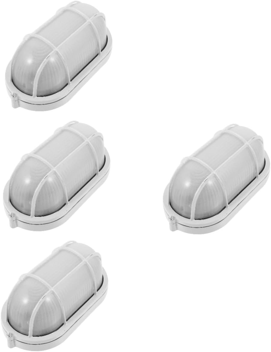 POPETPOP 4pcs Sauna Wall Mount Lamp for Steam Rooms and Easy to Install Multi-Function Lighting Fixture Sauna Accessory