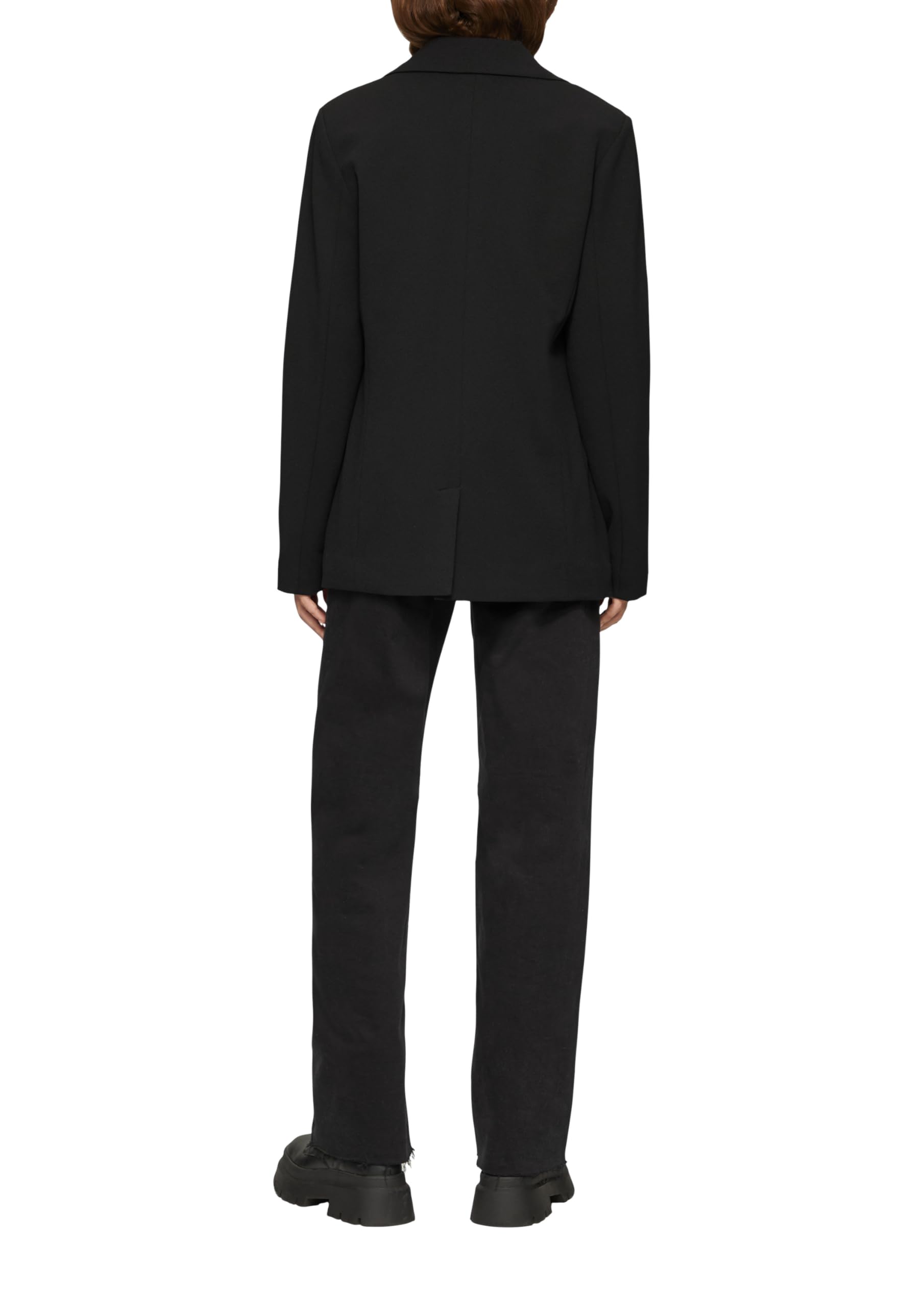 QS Blazer mit Reverskragen und Pattentaschen