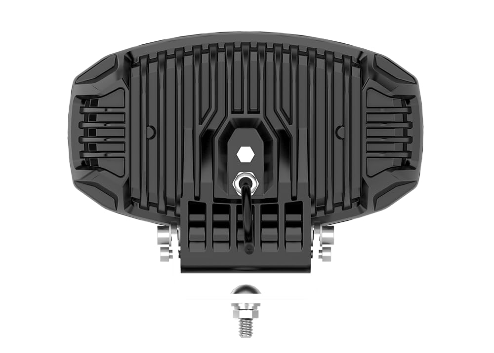 Phare LED Longue Portée 80W 9100LM - 12V/24V - Avec Feu Position Orange - Camion 4x4