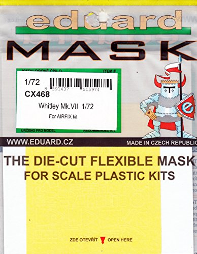 EDMCX468 Eduard Masks 1:72 Whitley Mk.VII Airfix - Masques de peinture prédécoupés
