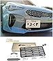 Extreme Online Store Replacement for 2018-Present Kia Stinger | EOS Plate Version 2 Front Bumper Tow Hook License Relocator Mount Bracket Tow-492-V2 (Full Size)