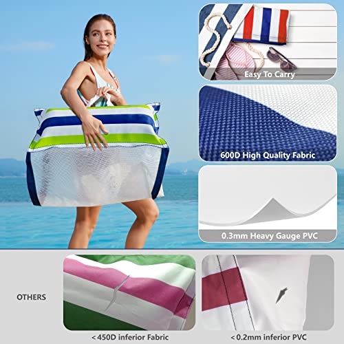 Image of Jasonwell Inflatable Pool Hammock Float - 2 Pack Water Hammock Pool Floaties Multi-Purpose (Saddle Lounge Chair Drifter) 4 in 1 Lake Beach Floating Loungers Swimming Pool Floats Toys for Adults
