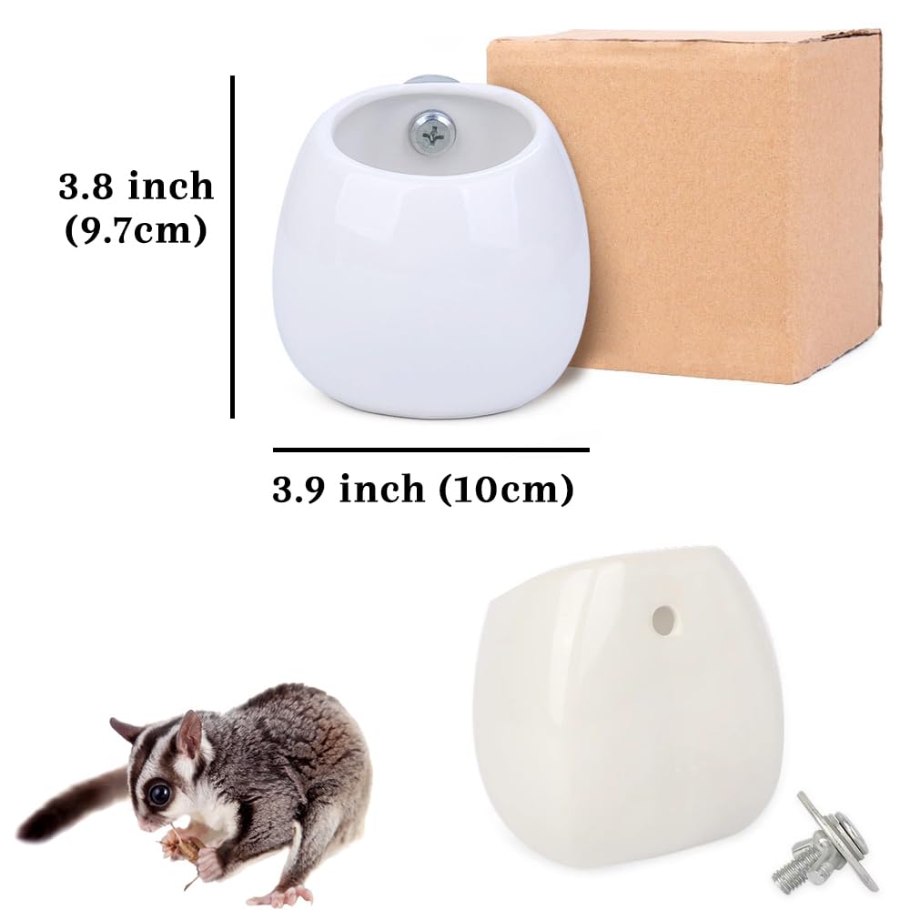 新品　フクロモモンガ用ハウスセラミック Amazon | ハムスター ハウス モモンガ 巣 小動物 家 隠れ家 寝床 陶器