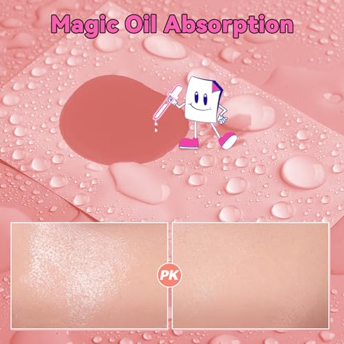 Image of 3 Packs Oil Blotting Sheets for Face (150 Sheets) - Oil Absorbing Blotting Papers for Oily Skin, Makeup-Friendly & Portable Oil Wipes