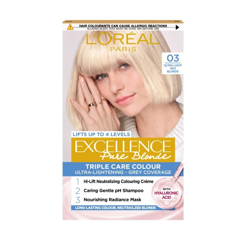 L'Oreal Excellence Pure Blonde Colour 03 Ultra-Light Ash Blonde