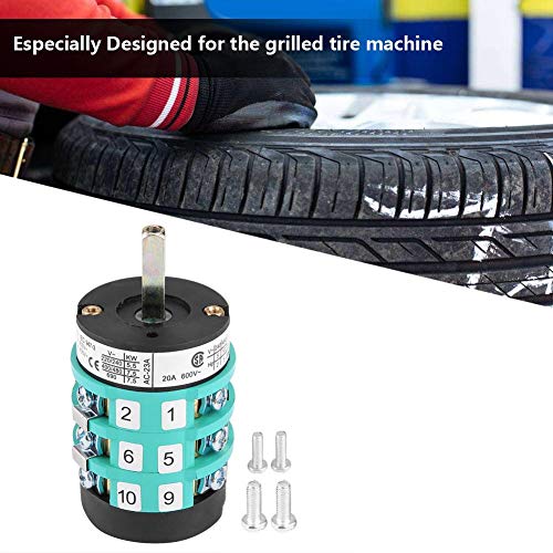 Vorwärts Rückwärts Schalter, 220 V / 380 V Reifenmontiermaschine Motor Vorwärts Rückwärts Schalter Drehteller Pedalschalter(20A (A))