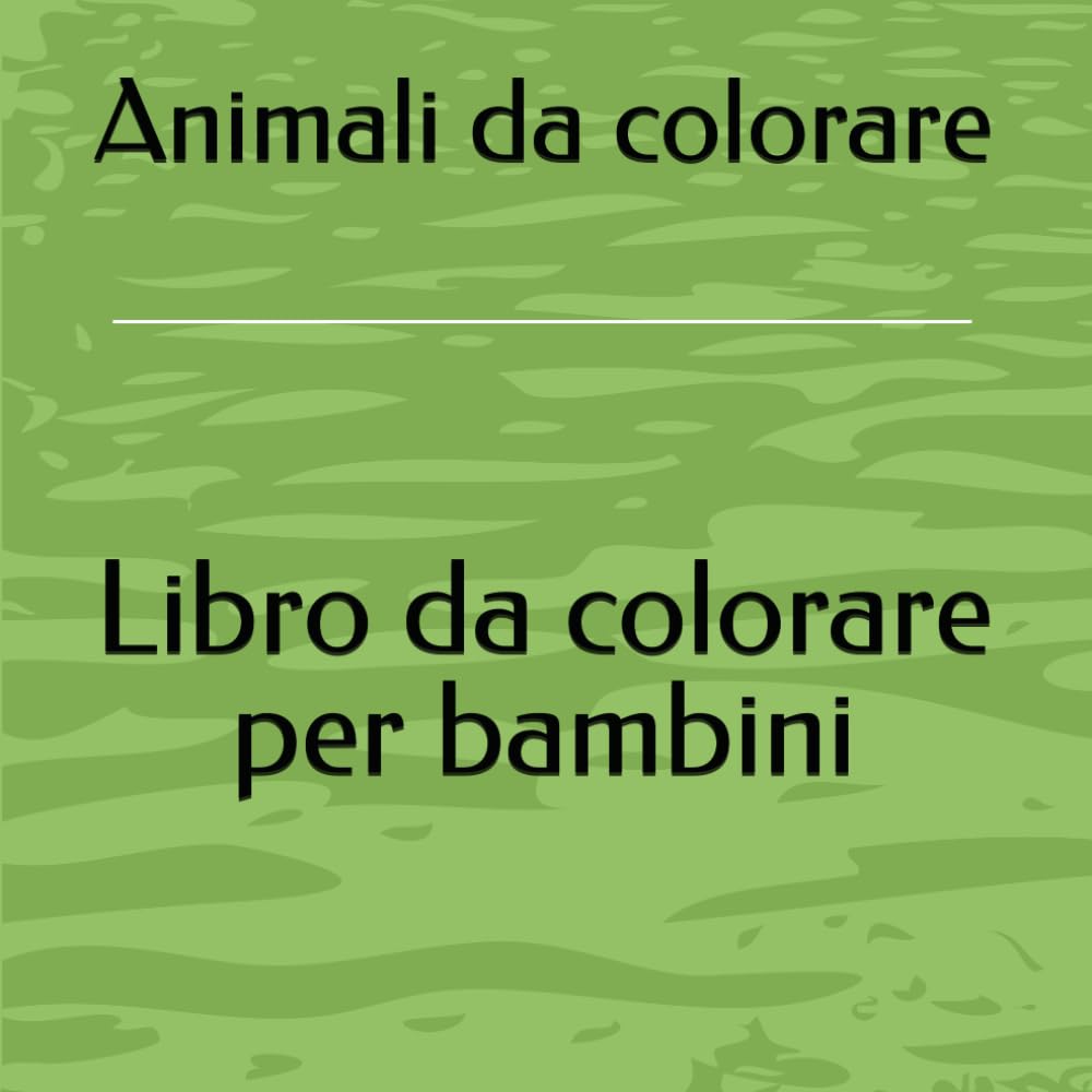 Animali da colorare