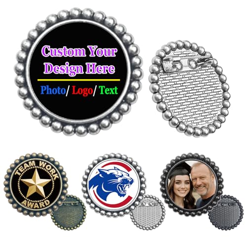 Image of Custom Pin Brooch Pins Backpack Pin for Men Women Picture Charm Logo Name Trading Pins Shirt Clip Gift for Christmas Birthday Graduation Anniversary Valentines Day Veterans Day Memorial Day