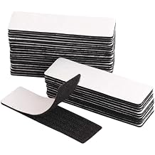 30 Sets Hook and Loop Tape Sticky Back,10cm*3cm. Double-Sided Command Adhesive Strip Heavy Duty