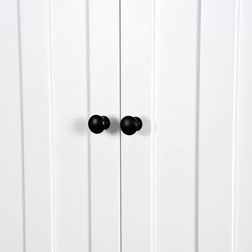 Miniatura 9 de DESIGNER97 Armario de almacenamiento de madera para baño, ahorra espacio sobre el inodoro con un estante ajustable de 23.62 x 7.72 x 67.32 pulgadas,