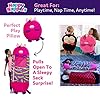 Happy Nappers: Pillow & Sleepy Sack: Medium - Pink Unicorn BeeBee - 54 x 20, 2-in-1: Plush Animal Opens Into Sleeping Bag, Soft Play & Nap Character, Kids 3+ #2