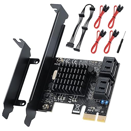 ACTIMED Tarjeta controladora PCI-E a SATA 3.0, Tarjeta de expansión de 4 Puertos SATA III 6 Gbps, Compatible con Ranura PCI Express (1 x 4 x 8 x 16 x), para Windows10/7/8/XP/Vista / Linux. | Ya disponible en tu tienda friki favorita! En mundofriki.es! ACTIMED Tarjeta controladora PCI-E a SATA 3.0, Tarjeta de expansión de 4 Puertos SATA III 6 Gbps, Compatible con Ranura PCI Express (1 x 4 x 8 x 16 x), para Windows10/7/8/XP/Vista / Linux. | Ya disponible en tu tienda friki favorita! En mundofriki.es!