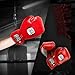 CLETO REYES Professional Boxing Gloves for Kids, Girls and Boys, Training, Sparring and Punching, MMA, Kickboxing, Muay Thai, Leather, Hook and Loop Closure, 3-5 Years, 5.6 oz, Classic Red