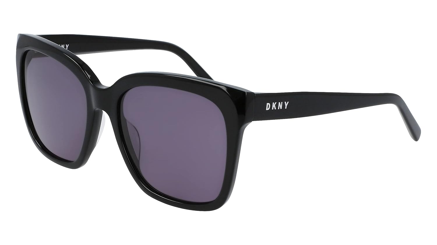 DKNY Women’s DK534S Square Sunglasses, Black, ONE Size