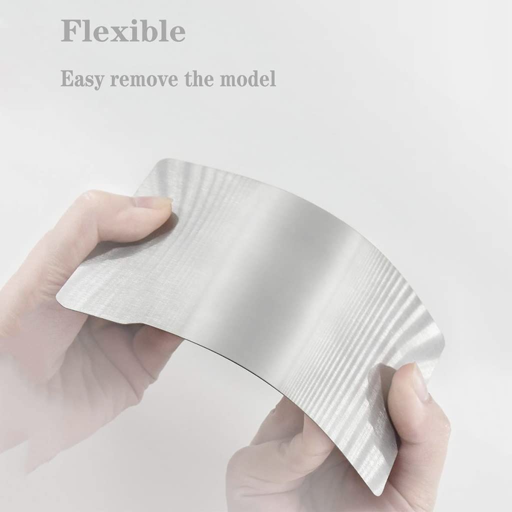 1 Szt. Żywiczna Drukarka 3D Ze Stali Sprężynowej Elastyczna Płyta I Podstawa Magnetyczna Platforma, Do Szyn Silnika Wywrotki Flex Plate Drukarka 3d Magnetyczna(286mmx166mm)
