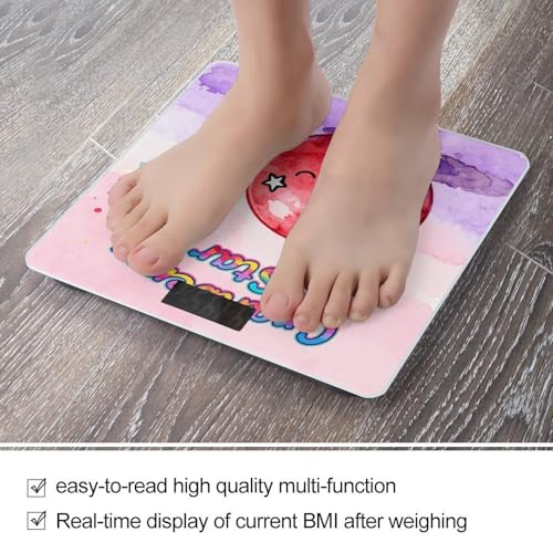 Báscula digital Cranberry Star para baño, pantalla LCD miniatura 5