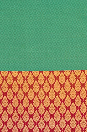 Image of Pothys Women's Green Art Soft Silk Saree With Blouse Piece (A3230 Green)