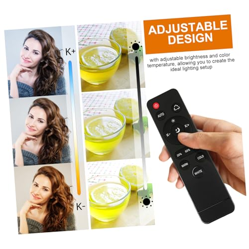 Image of Uonlytech 1Set Softbox Lighting with Remote Control Dual Color Temperature Bulb Stand Softbox for Photography Video Recording Compact Portable Photo Equipment