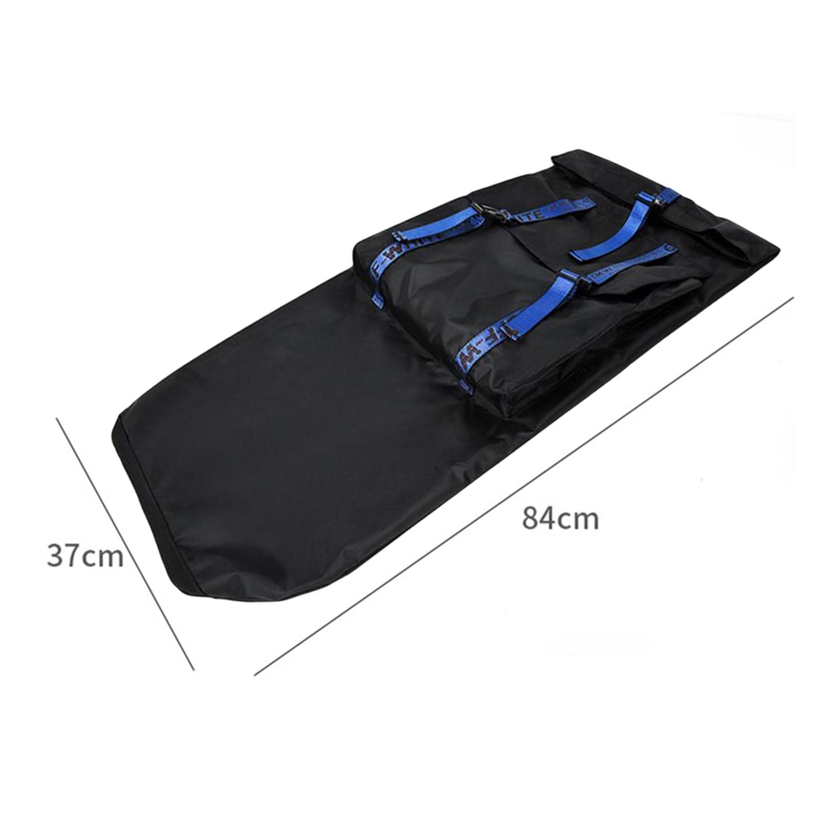Sac Skateboard Porte-Pochette Sac Épaule Bandoulière Réglable Pochette Protection Pliable en Tissu Oxford Imperméable Pratique Adapté au