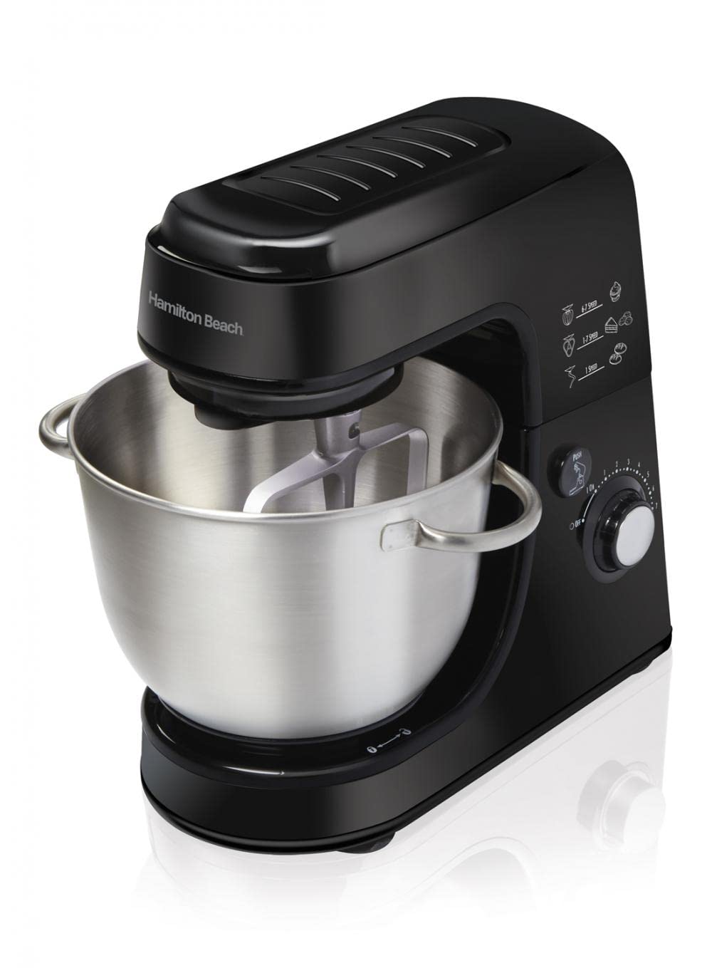 Batedeira Planetária, Preta/Prata, 110v, Hamilton Beach : Amazon