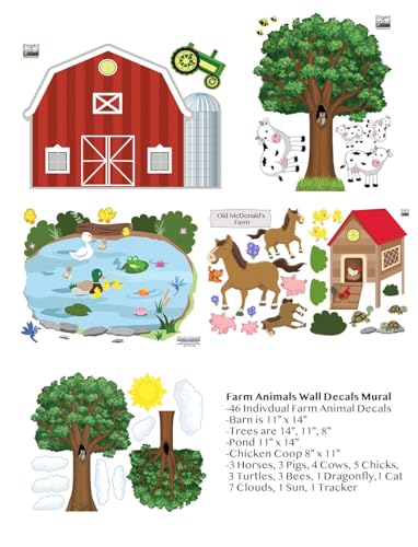 Vinilos Decorativos Animales de Granja para Pared miniatura 3