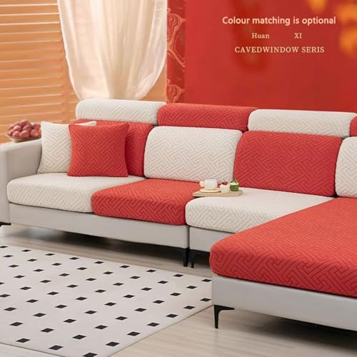 Aksamitne poszewki na poduszki na sofę do salonu, indywidualny ochraniacz siedzenia (styl 1 pasuje do 2-osobowej szer. 65–95 cm dł. 95–135 cm) – stylowe pokrowce na meble
