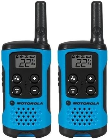 Motorola FRS MOT-T100 16-Mile Range Radios44; Blue - Pack of 2