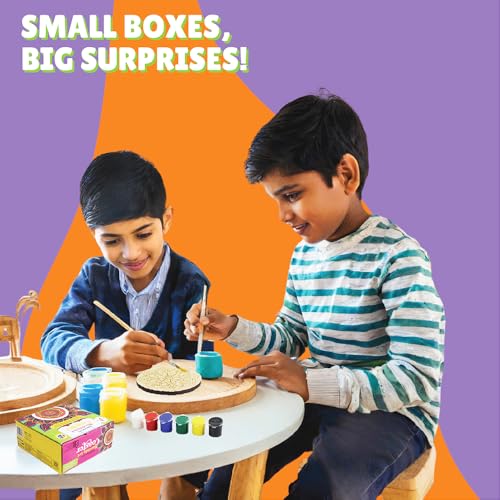 Image of Kalakaram Mini DIY Dreamcatcher Making Craft Kit for Kids - DIY On-The-Go Art & Craft Activity Set, Creative Dreamcatcher Kit, Perfect for Birthday Return Gift & Party Favor for Girls and Boys Ages 4-7