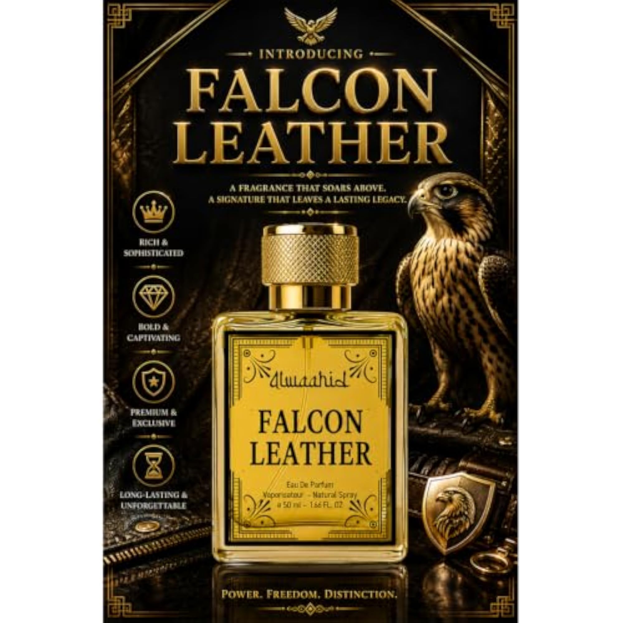 Falcon Leather Eau De Parfum, 50ml