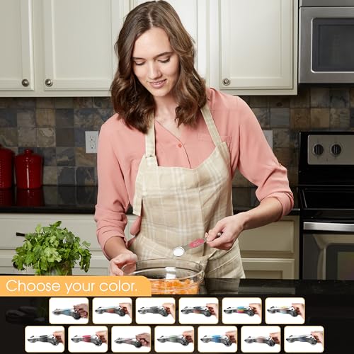 image for Spring Chef Stainless Steel Magnetic Measuring Spoons Set of 8 with Le