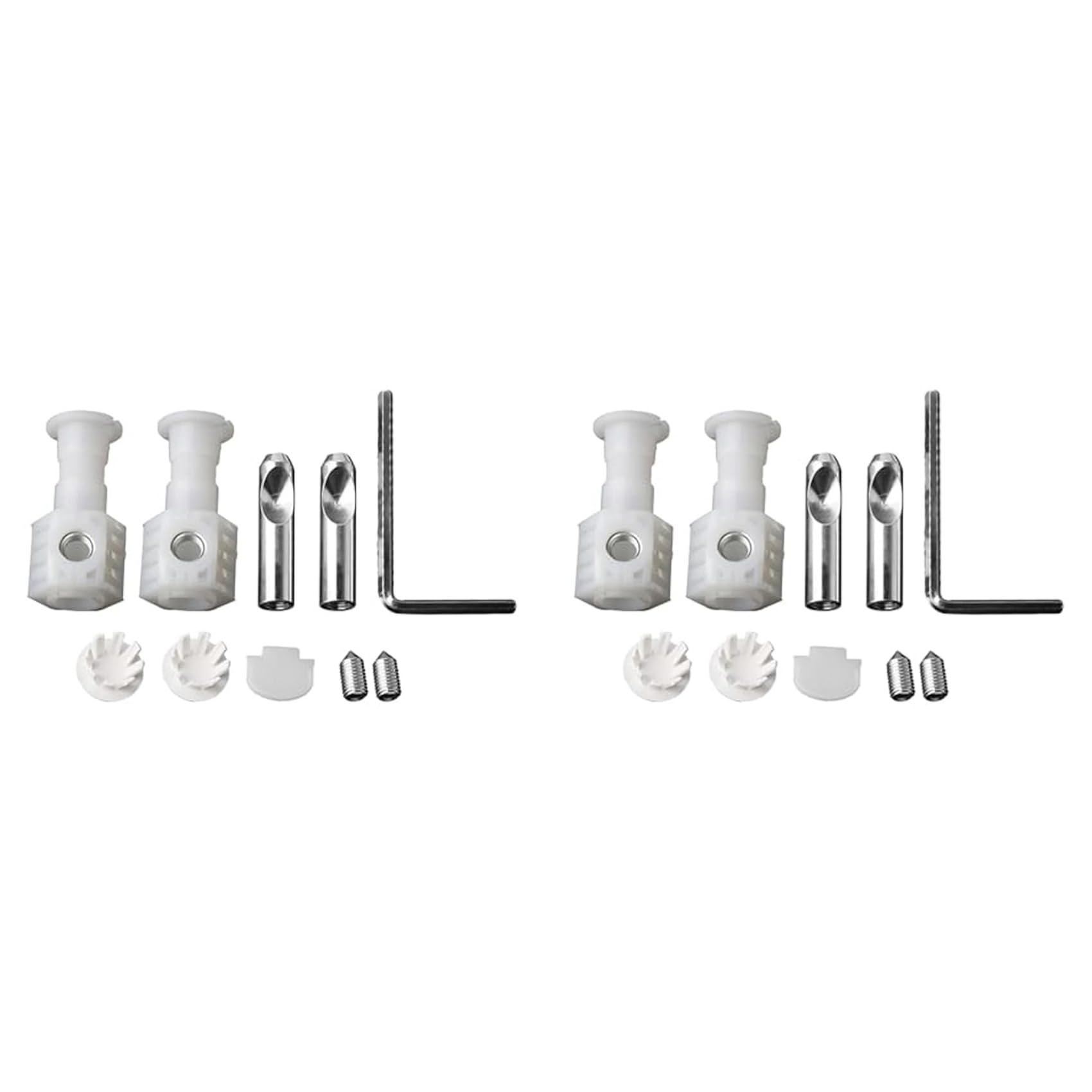 Jnchdghwa As Shown 2X Wall Hung Toilets Fixing Kits Fixing Screws Fixing Bolts Universal Wall Mounting Toilet Seat Fixing Bolts Screws Set