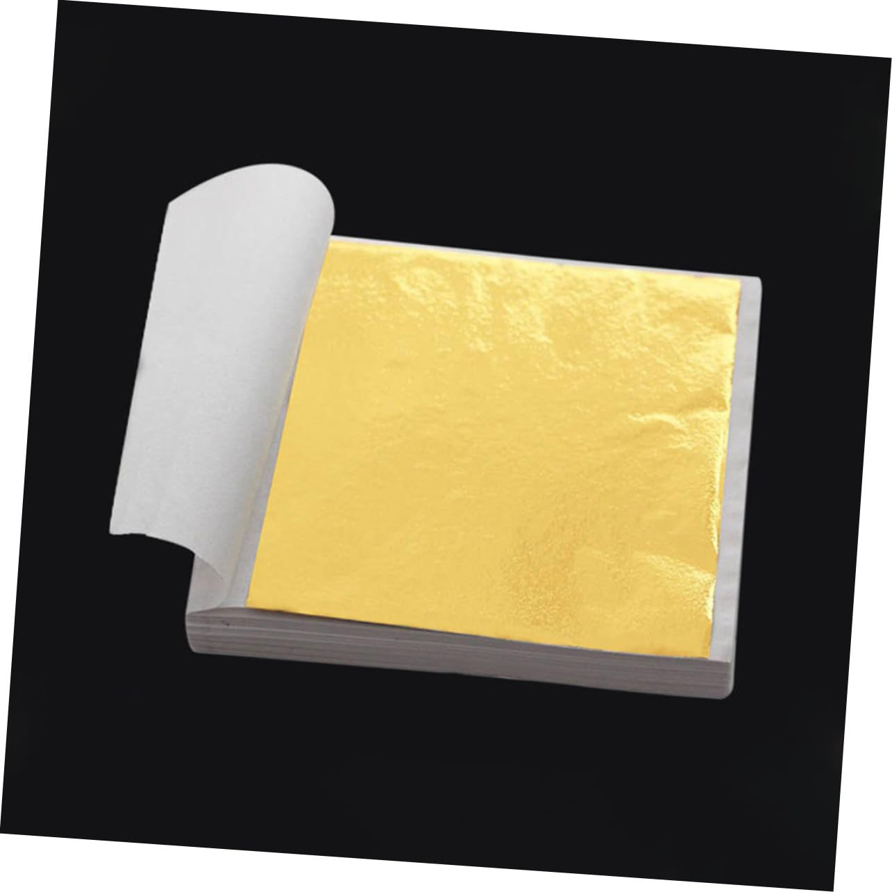 Angoily 900 Blatt Teiliges Imitations Blattgold in Gold Roségold und Silber Vielseitige Bastelfolie für DIY Kunst Nagel und Möbeldekoration Langlebige Glänzende Goldfolie für Handwerk und