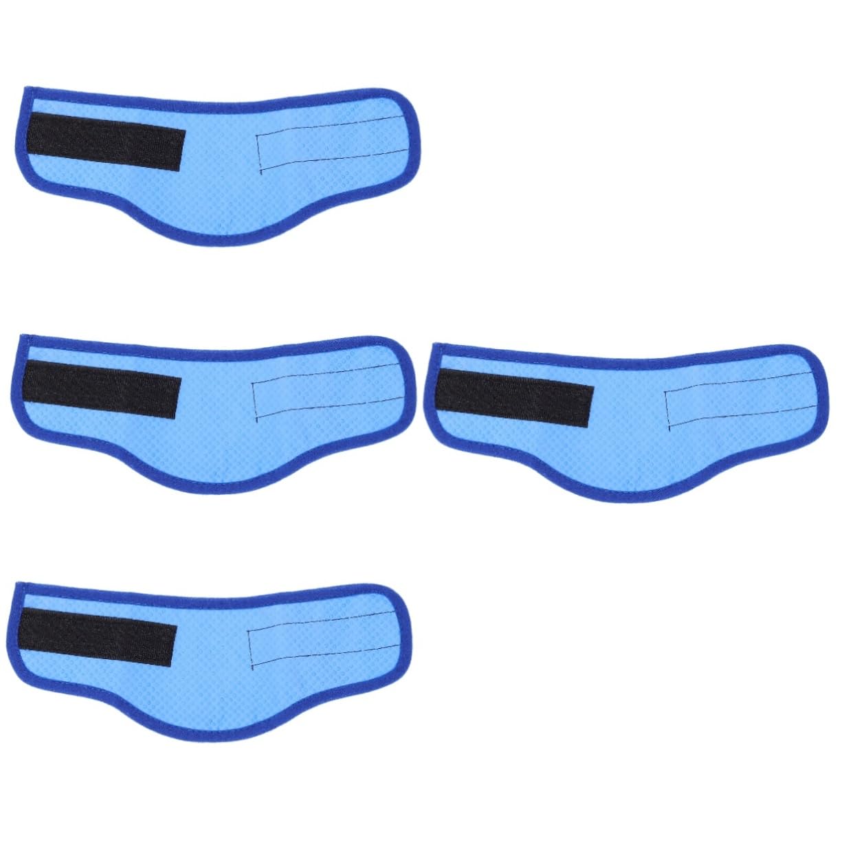 BESPORTBLE 4pezzi Collare Rinfrescante per Cani Bandana Estiva Traspirante per attività all Aperto Perfetta per Passeggiate e Giochi con Tuo Zampe