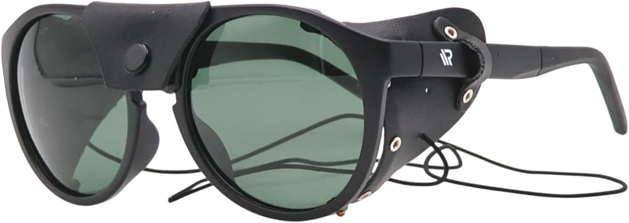 RAWIN Protective Sports Sunglasses | Side Shields & Durable Frame | Leather Accents for Extreme Conditions