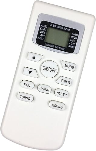 Miniatura 2 de Mando a distancia para aire acondicionado portátil Black Decker BPACT08WT BPACT10WT BPACT12WT BPACT14WT BPACT14HWT BPACT12HWT BPACT14H