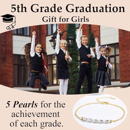 Image of 5th, 6th, 8th Grade Graduation Gifts for Girls Class of 2026 Grad Gifts Graduation Bracelets for Daughter, Granddaughter