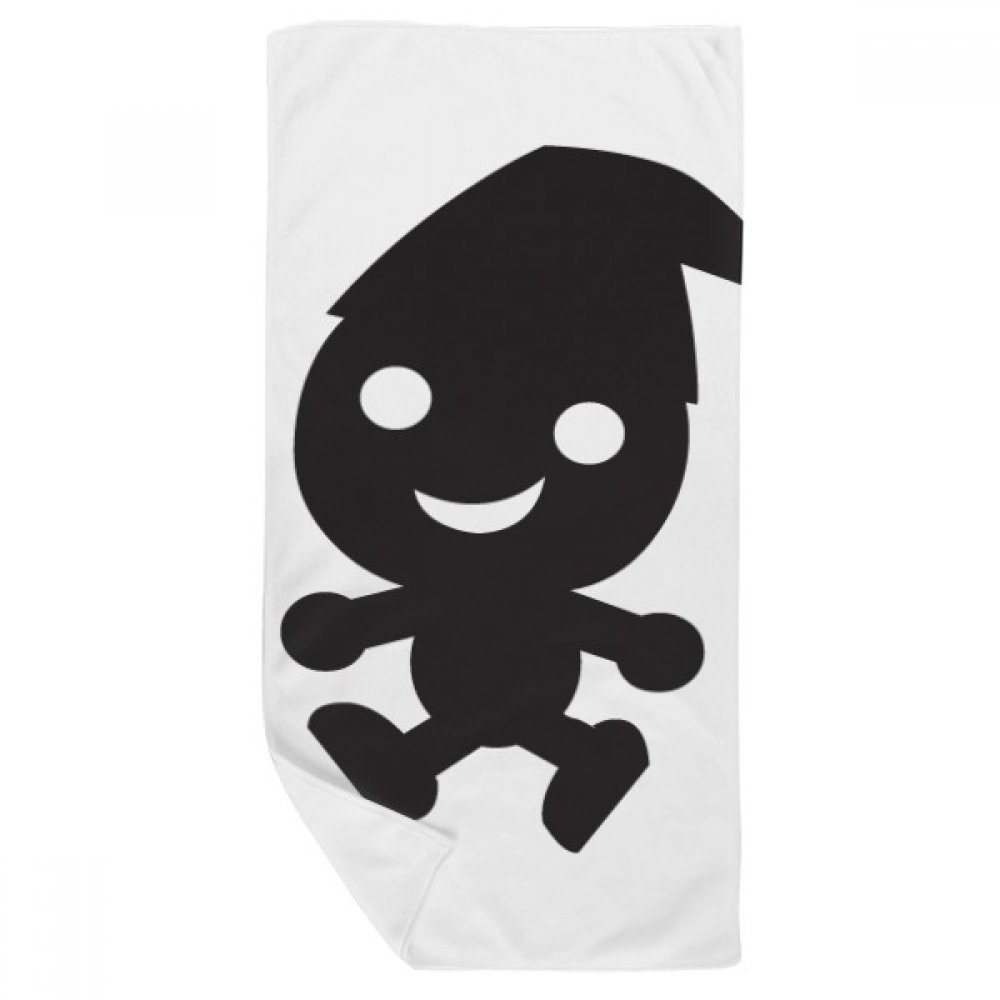 Serviette de bain Halloween 35x70cm multicolore douce pour le visage