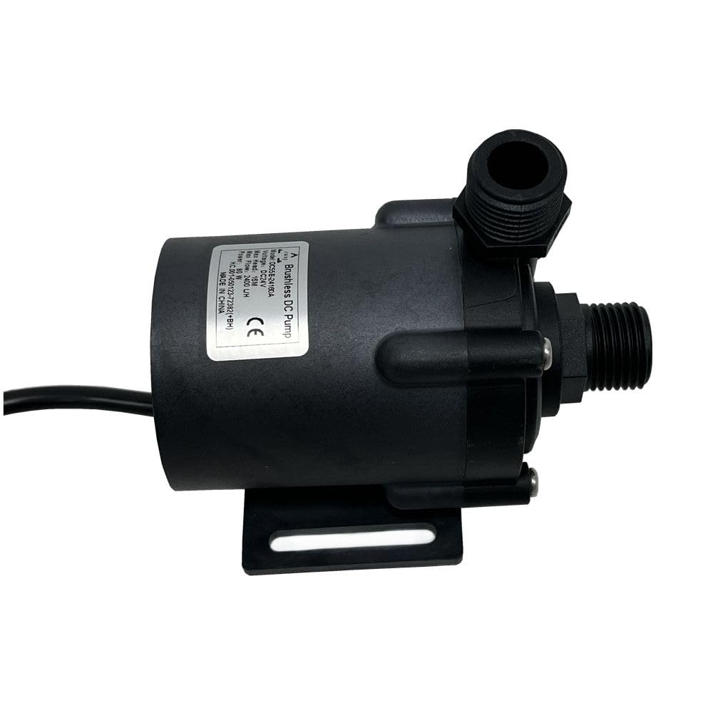 SHYSKY DC55E-24160A 24VDC Mała, energooszczędna bezszczotkowa pompa wodna 80W 16m Lift 2400LPH Niski poziom hałasu, regulacja prędkości, dla cyrkulacji wody Zwiększanie ciśnienia System chłodzenia