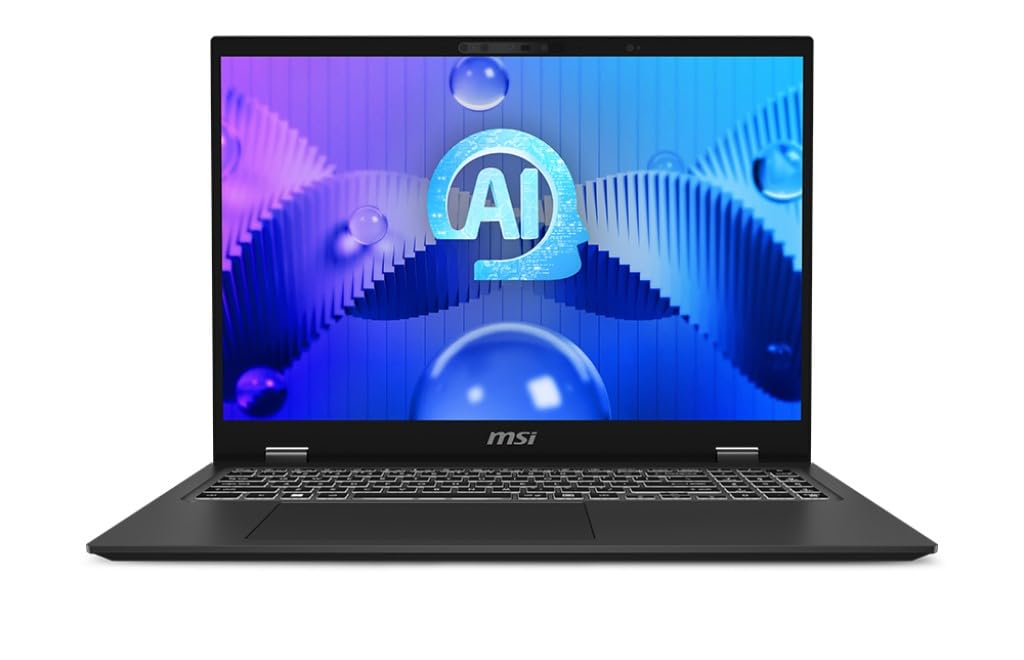 MSI Prestige 16 Laptop 16” 2560 x 1600 Intel Core Ultra 7 155H, 16-core, Intel Arc Graphics, 32GB LPDDR5, 1TB SSD, Backlit KB, FP, Wi-Fi 6E, Bluetooth 5.4, 1080p FHD + IR Camera, Windows 11 Pro