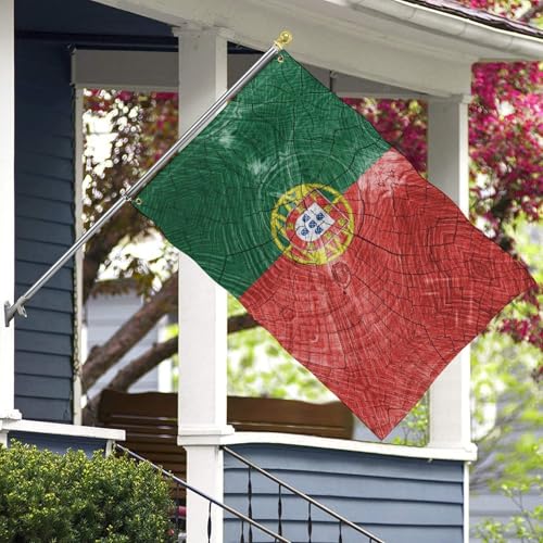 Bandera de madera de Portugal impresa con acabado de alta calidad 8
